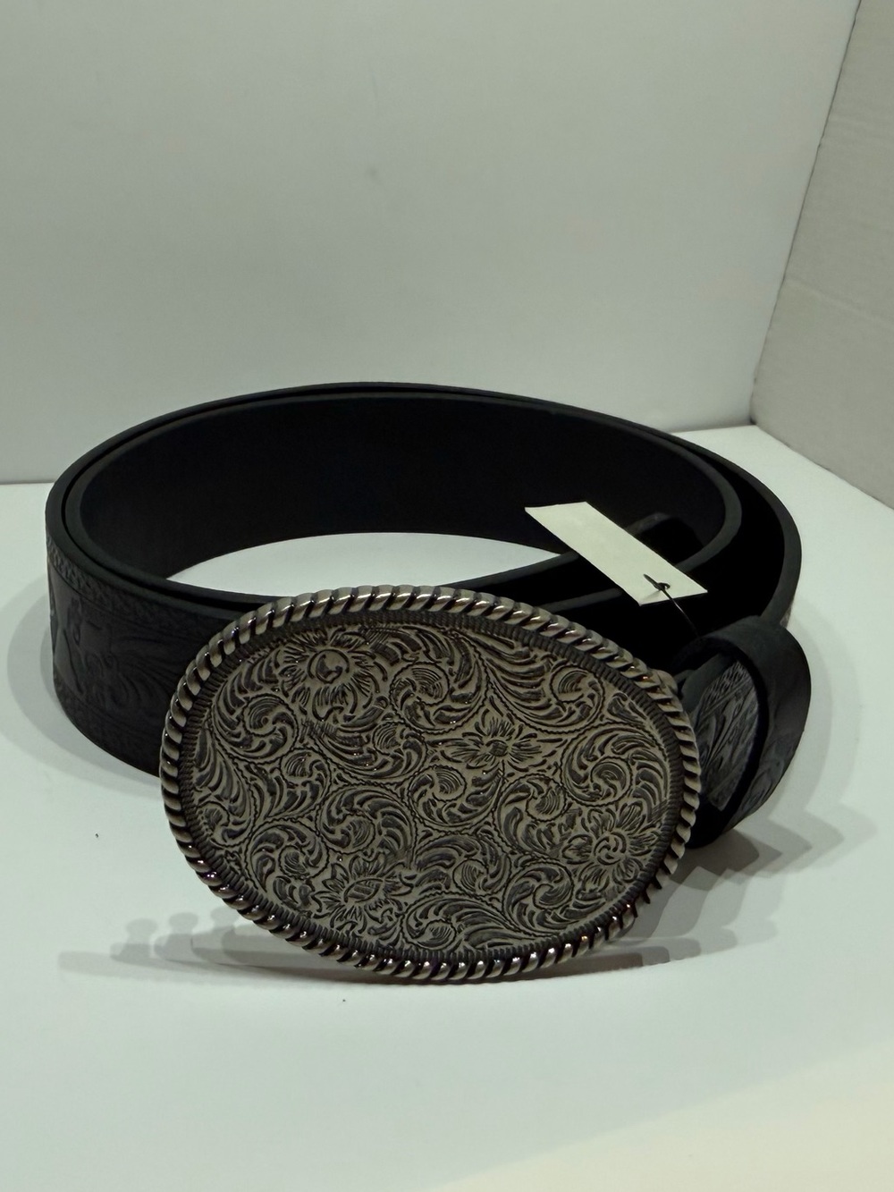 Lucky Brand NWT Black Leather Belt size M